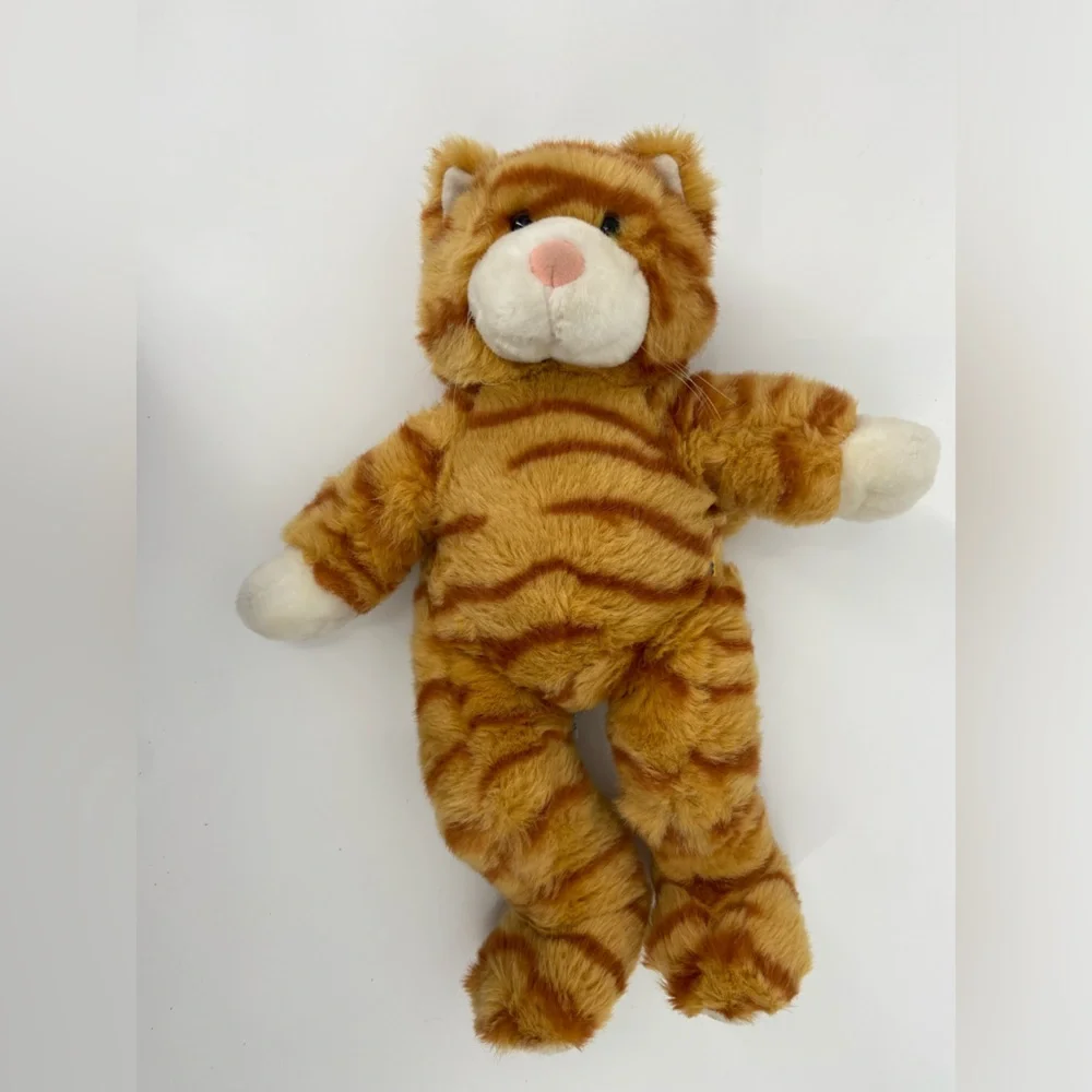 Build A Bear‎ Plush Orange Striped Stuffed Cat Vintage 1997